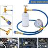 R134A Recharge Measuring Hose Can Tap Gauge Refrigerant Charging Pipe Gauge Measuring Kit Copper Auto Car Accessories