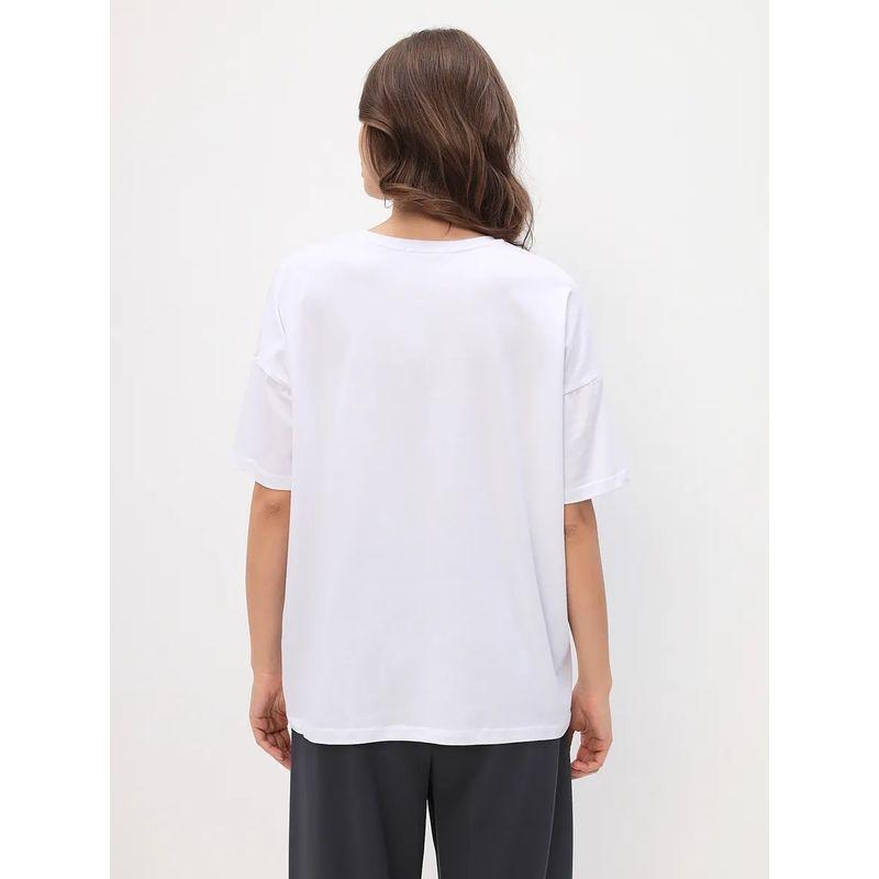 Western Style New Fashion Casual Loose Print Short sleeve T-shirt Top Printed Cotton T-shirt