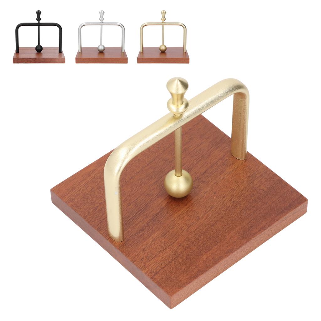Table Napkin Holder with Lifting Ball Solid Wood Base Metal Rack Napkin Dispenser for Home Restauran