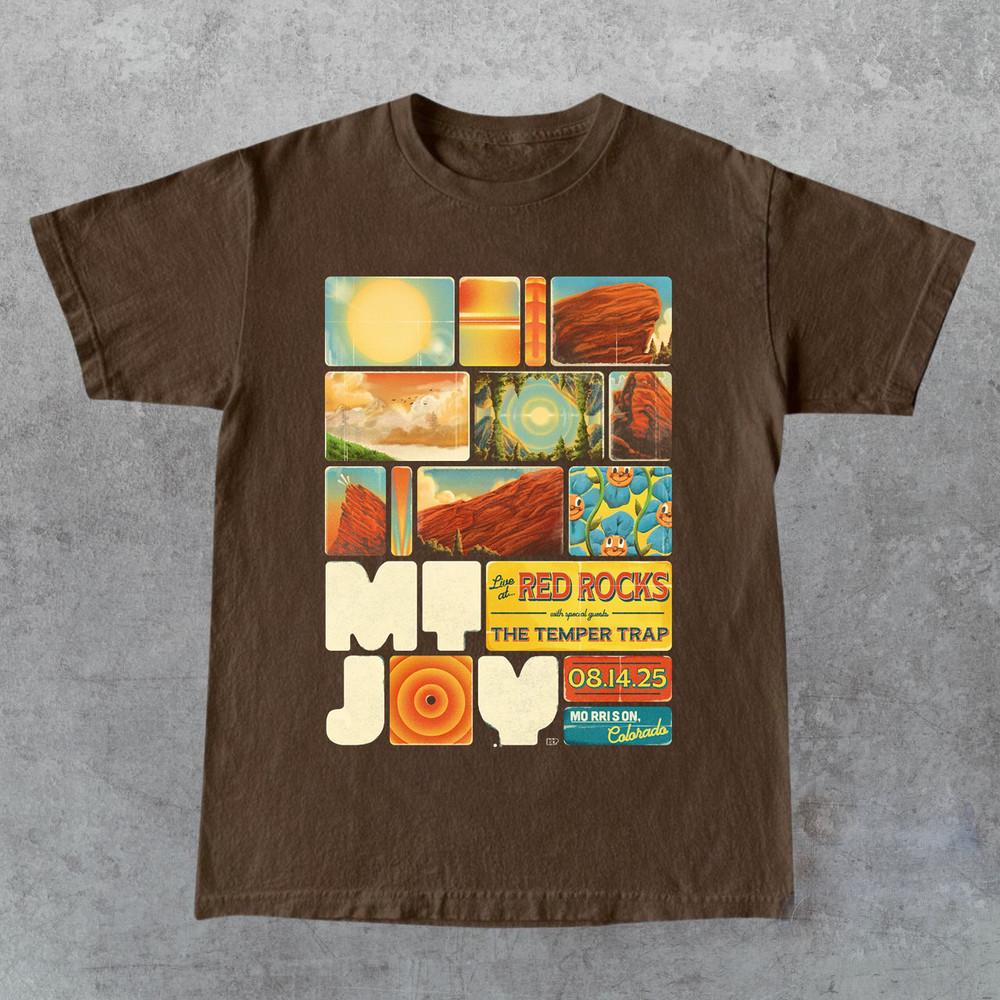 

Mt Joy Red Rocks Fiddler’s Green August 2025 T Shirt Size S-5XL Unisex T-Shirt XXL