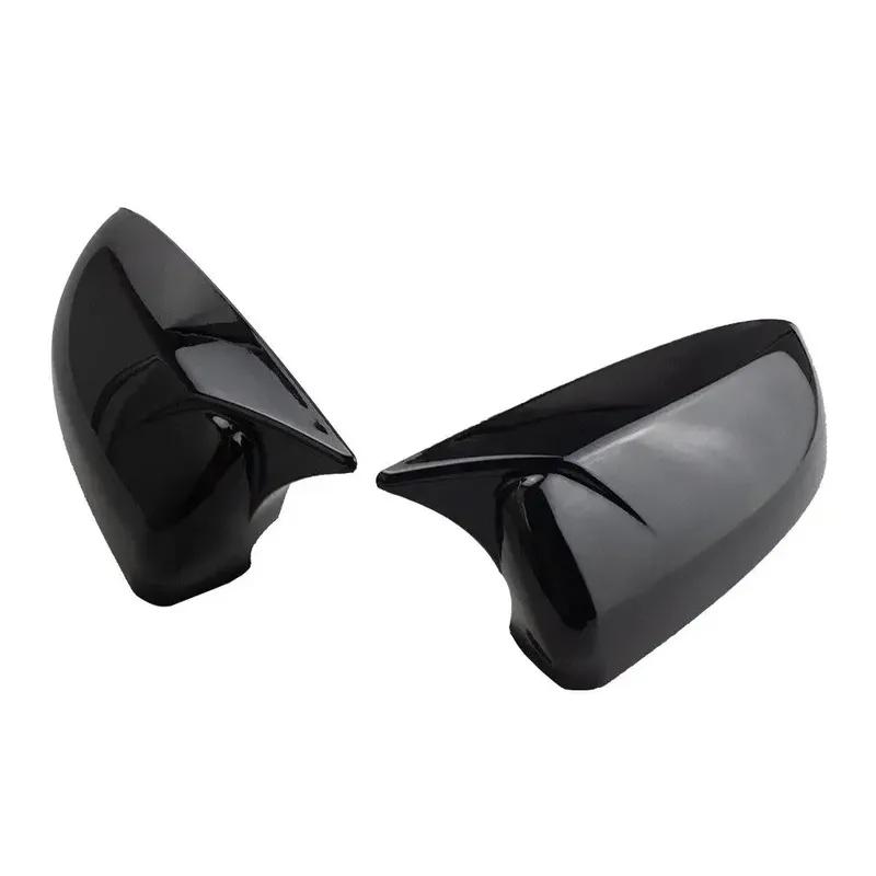For BMW X5 E70 X6 E71 2008 2009 2010 2011-2013 ABS Car Rearview Side Mirror Cover Wing Cap Exterior Door Trim Adhesive Sticker
