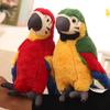 Parrot Simulation Cute Plush Toys Anime Model Of Wildlife Soft Toys Stuffed