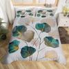 Ginkgo biloba 3D high definition digital printing duvet cover set soft and comfortable bedding