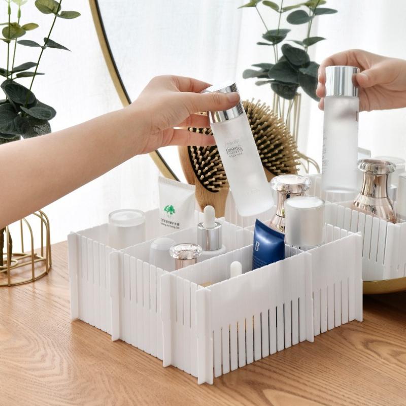 Adjustable Drawer Dividers-Free Combination Closet Organizer Boards for Underwear,Socks&Clothing, Multi-Layer Storage Separators