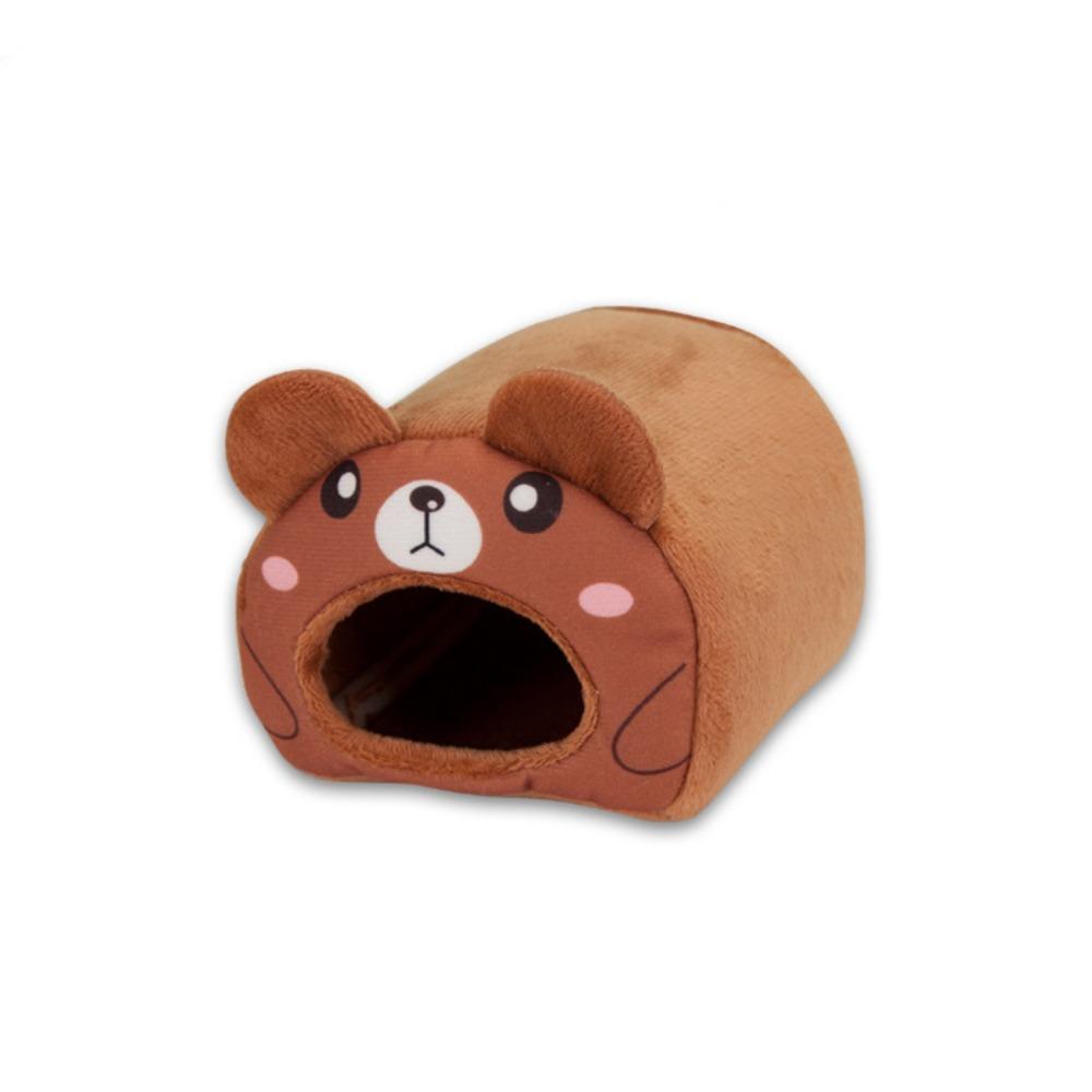 Cartoon Winter Hamster Nest Thickened Rat Sleepping Bed Hamster Cotton House  for Winter