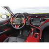 Carbon Fiber Steering Wheel Switch Frame For Toyota Camry 18-22 Avalon 19-22 Red
