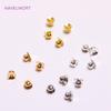 Brass Metal Beads Caps Spacer Beads For Bracelet Necklace Making Accessories 14K Real Gold Plated Separation Beads Wholesale