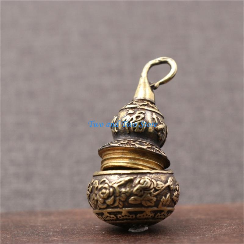 HX6F 3 Pack Fashion Gourd Charm Small Pendant Gourd Jewelry Making Accessories Suitable for Jewelry Making and Decoration