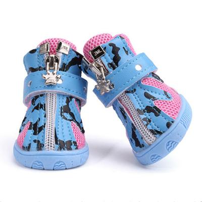Spring Summer Pet Dog Shoes Breathable Mesh Dog Sport Boots Anti-Slip Small Dog Shoes for Teddy Chihuahua