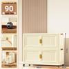 70-90cm No-Install Folding Storage Cabinet for Home, Living Room, Bedroom, Multi-layer Wardrobe, Sundries Organizer.