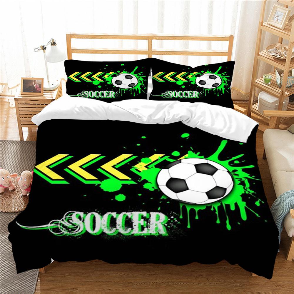 Set de lenjerie de pat cu imprimeu creativ Copii Adolescenți Seturi de lenjerie de pat dublu King Size Textile de casă de lux