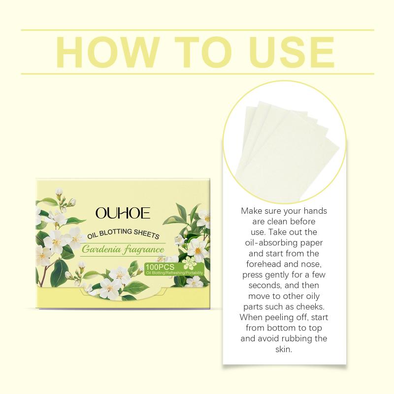 

Face Oil Blotting Paper Protable Matting T-Zone Deeply Pores Oily Control Cleansing Oil-Absorbing Gentle Fragrance Wipes Sheet