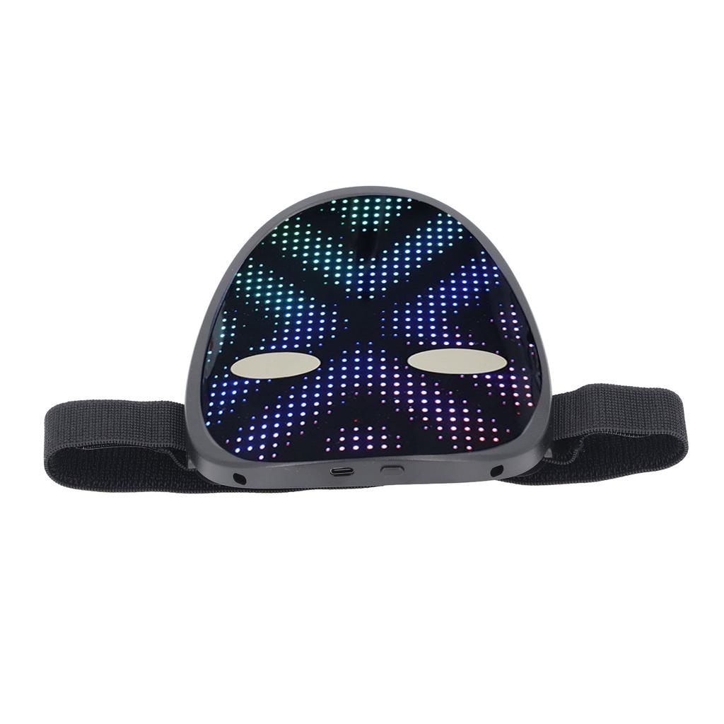 Costume LED Face Cover 28x32 Pixels 30 Images 40 Animations Light Up Face Transforming Cover with