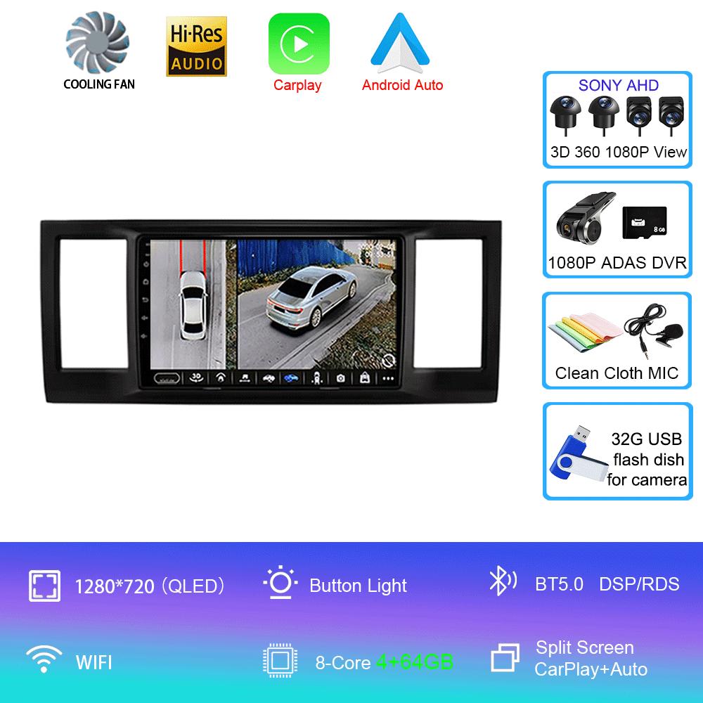 Android 14 Pentru Volkswagen Caravelle 6 T6.1 T6 2015 - 2020 Radio Auto Multimedia Player Video Navigație GPS 5G WIFI Carplay Auto