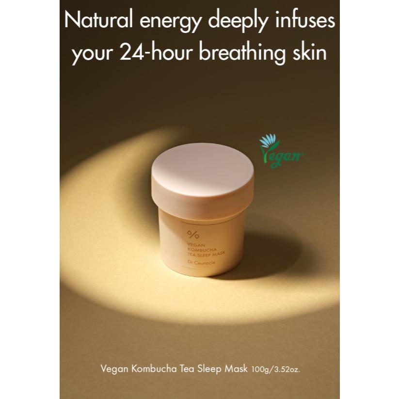 DR.CEURACLE Vegan Kombucha Tea Sleep Mask, 100g