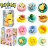 Anime Pok É Mon Model Figure 1-12 Pcs Pikachu Sleep Series Interior Hand Sleeping Position Toys Gift for Sfriends