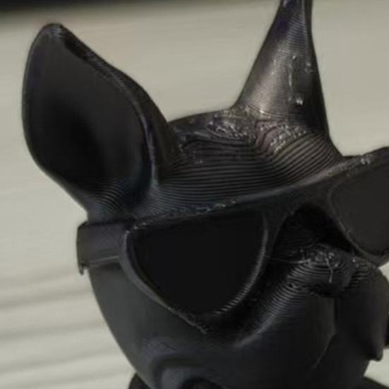 3D Printed Bulldog Storage Box Sunglasses French Bulldog Jewelry Trinkets Keys Desktop Organizer Bowl Pen Holder Decoration