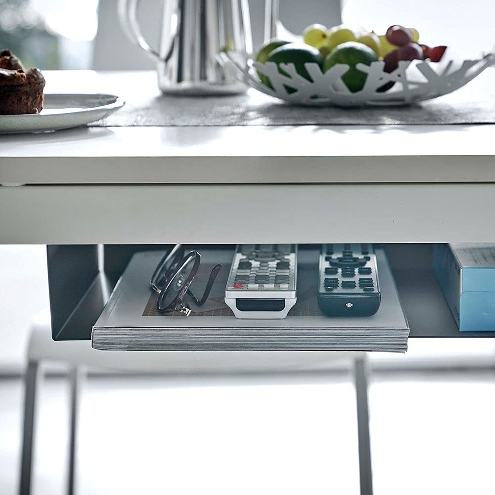 Yamazaki Jitsugyo 5482 Pod stolem Úložný stojan Černá věž Dálkové ovládání hromadného úložiště Přibl. Š44XH25XV7,2 cm