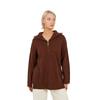 Womens/Ladies Fashion Zip Drop Shoulder Jumper