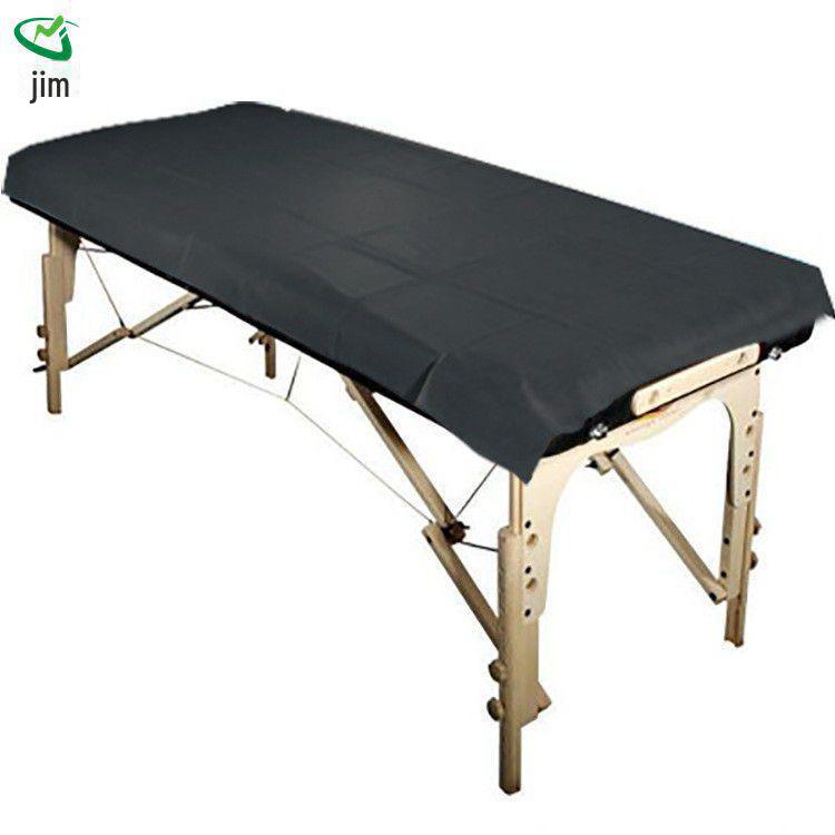 Waterproof Black Tattoo Table Cover - Disposable Non-Woven Bed Sheet