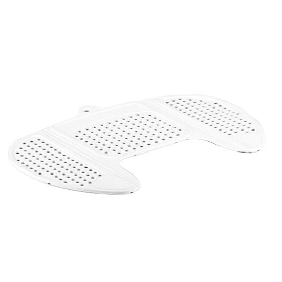 

Многоразовый чехол для раковины с полым дизайном, термостойкий силиконовый коврик, удобный для хранения, складная чистящая салфетка для кистей для макияжа белый