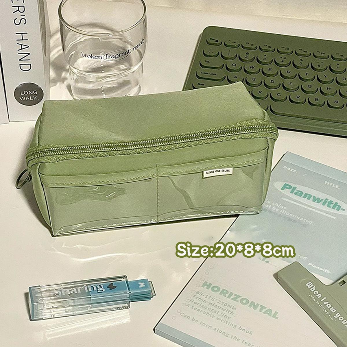 

Кавайный десятислойный пенал большой вместимости, минималистичный, нишевый, пенал, коробка для хранения, сумка для хранения, школьные и офисные принадлежности, канцелярские товары