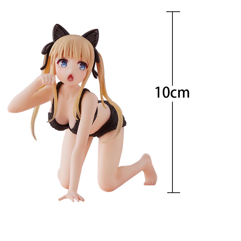 Фигурка девушки из аниме Като Мегуми Фигурка Савамуры Спенсера Эрири Милая фигурка кошкодевочки Модели Игрушка Кукла подарки для мальчиков 10CM