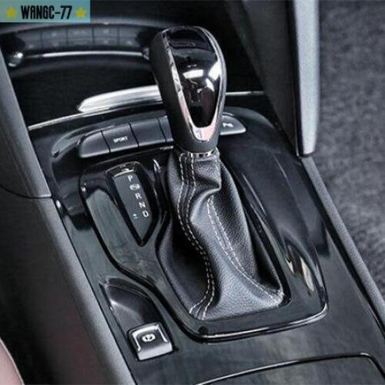 Steel Black Central Console Gear Shift Cover Trim 1PCS For Buick Regal 2017-