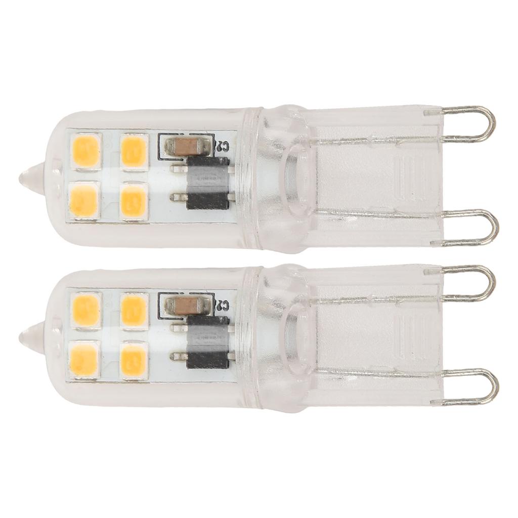 2 buc Bec LED cu porumb profesional 8LED-uri 200lm G9 Bec LED cu porumb pentru bucătărie, living, dormitor