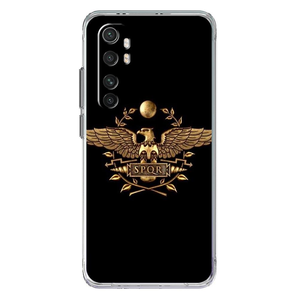 

Phone Case For Xiaomi Mi Poco X7 X6 X5 NFC X3 Pro 17 15T 15 14T 14 13T 11 12 13 Lite Clear TPU Cover Roman Empire Emblem Poco X7 Pro