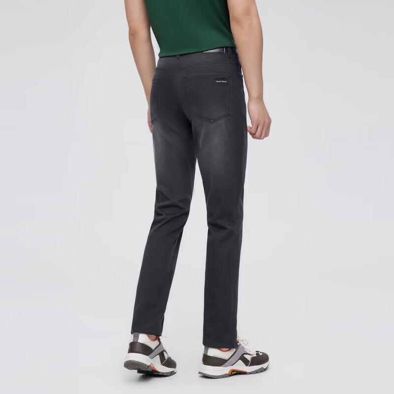 K-Boxing Men's Straight-Leg Business Casual Jeans NQRN2365