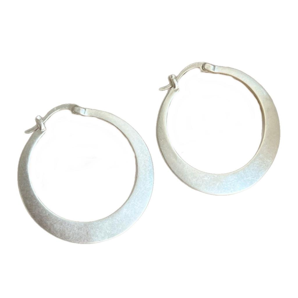 925 Sterling Silver Earrings For Women Trendy Geometric Big Round Earring Jewelry Prevent Allergy Party Gift Accessories