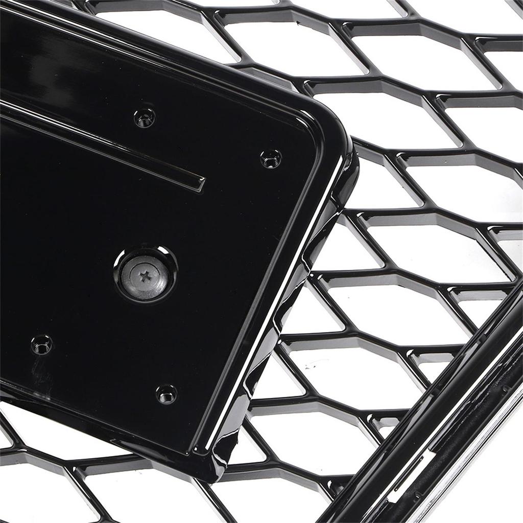 For RS4 Style Front Grille Sport Mesh Hood Grill Fit for A4S4 B8 2009?2012