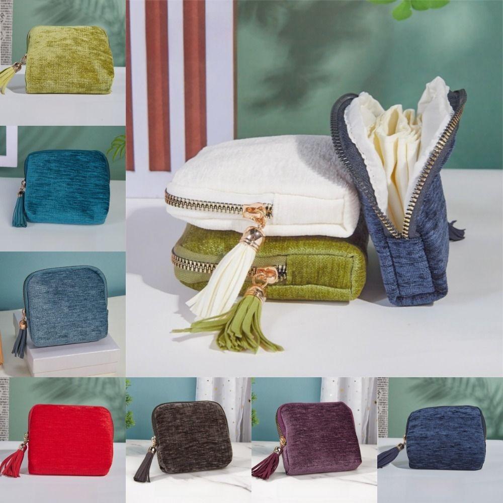 Exquisite Tassel Zipper Jewelry Bag Ring Pendant Jewelry Organizer Jewelry Storage Bag  Daily