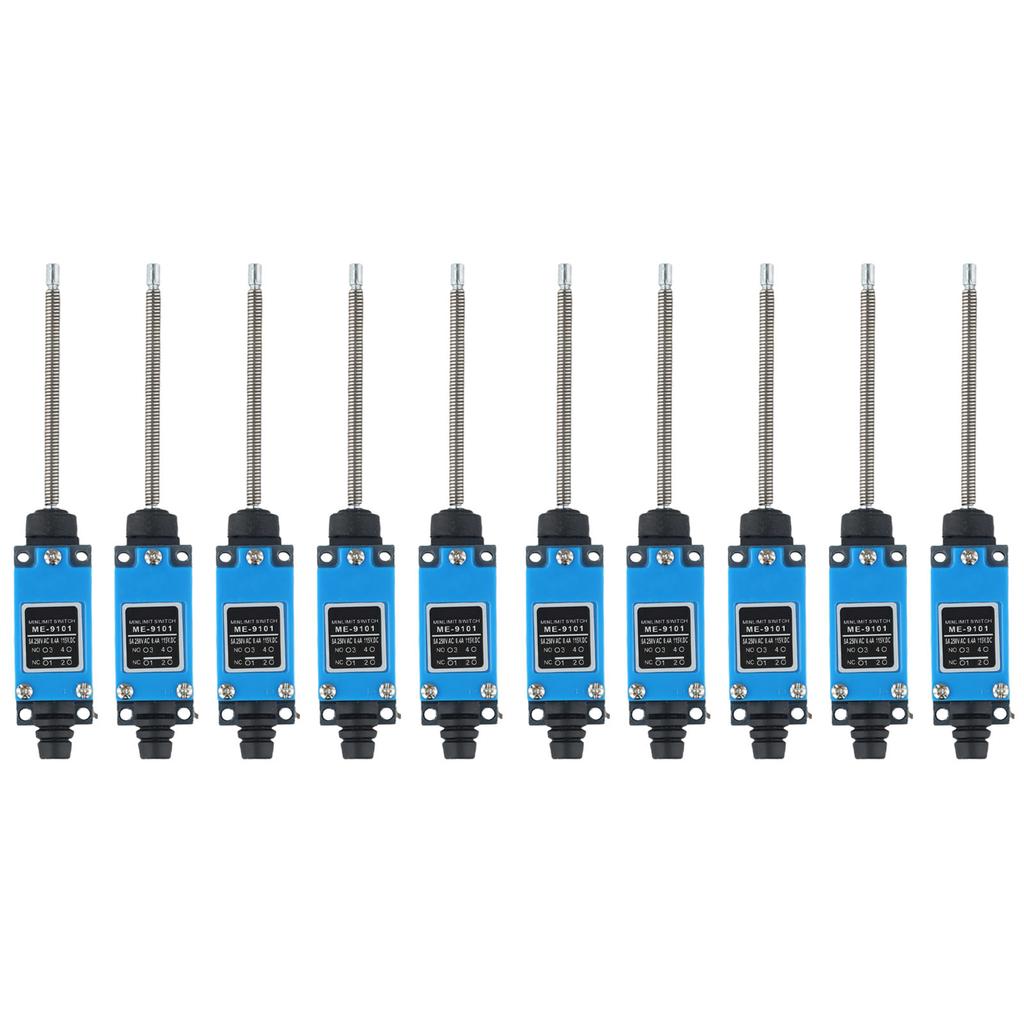 10PCS ME9101 IP65 Travel Switch Limit Sensor Switch 250V 5A 1NO1NC with Enhanced Safety Features and Long Lasting Performance