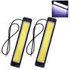 Flexible Daytime Running light Bendable Reversing Lamp Super Bright Day Time Lights 2pcs Fog Lamp Car-styling COB LED Car DRL