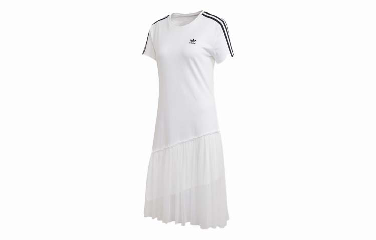 

Adidas Originals Short Sleeved Dress Women s White GK3662 32