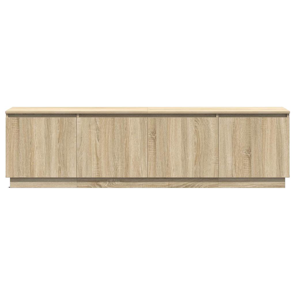 TV Cabinet in Sonoma Oak 180 x 38 x 49 cm Particleboard