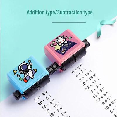 Math Practice Rolling Stamp: Addition, Subtraction, Multiplication & Division for Primary School Students
