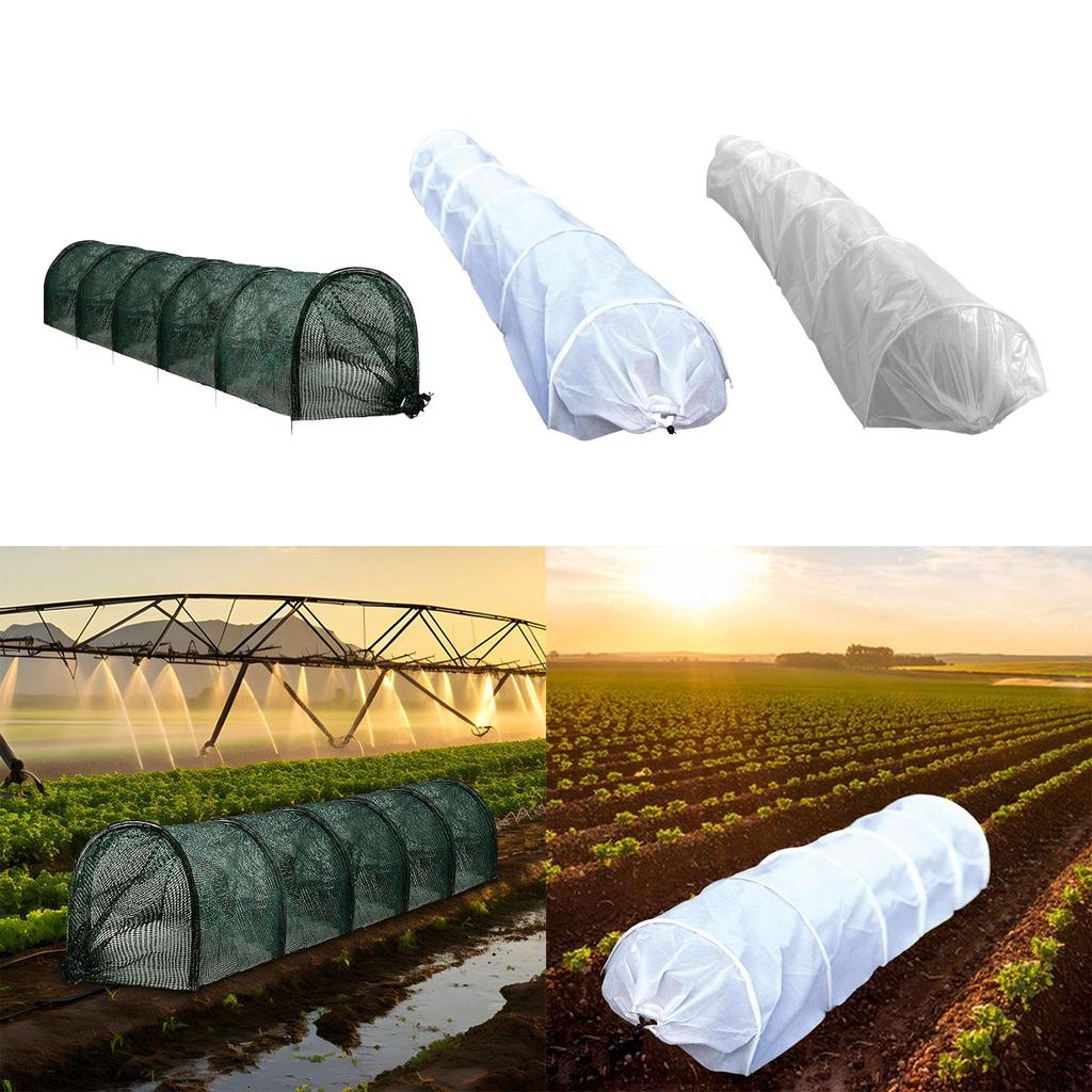 Garden Tunnel Shade Net Cover Heavy Duty Vegetables Plant Cover Tunnel Plant Row Cover for Yard Balcony Outdoor Farm Outside