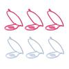 6Pcs Hat Storage Racks Scarf Bag Organizer Strong Load-bearing Easy To Install Space-Saving Baseball Cap Hanger