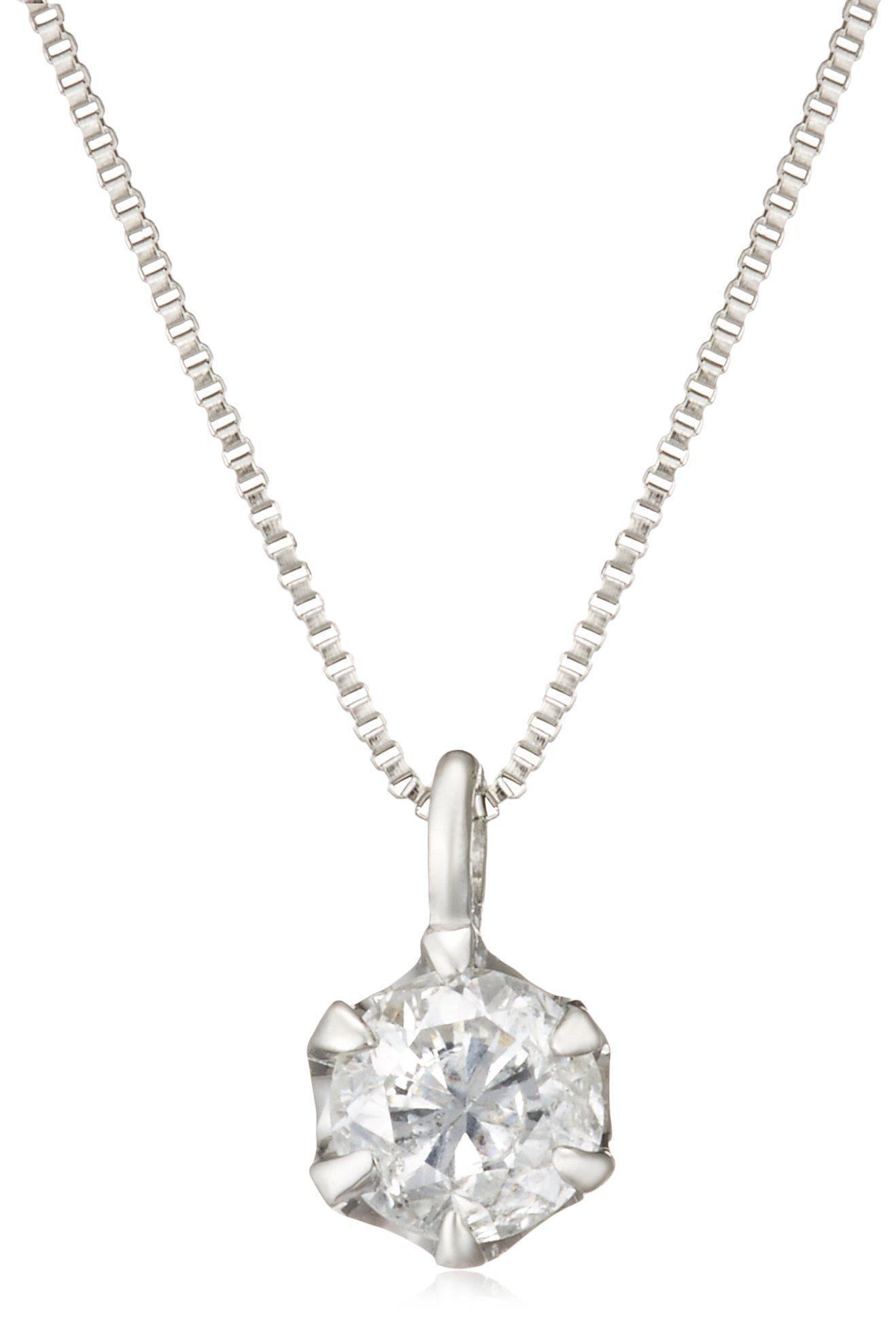 

Platinum Diamond Necklace Card DPTNC026 [D-COLLECTION] D-COLLECTION 0.2ct [Identification Included]
