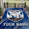 Custom Text Printed Rug Canterbury-Bankstown Bulldogs Non Slip Floor Carpet For Home Room Decor