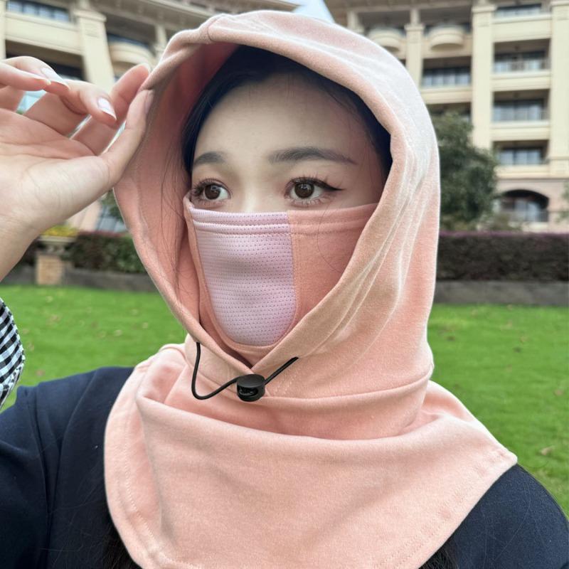 Cycling Mask, Winter Hood, Men's and Women's Windproof Mask, Thickened with Fleece, Electric Bike Ear Protection and Warmth Preservation Wonder