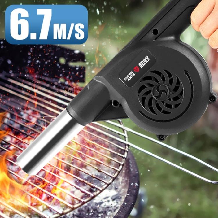 Handheld BBQ Fan Air Blower Large Air Flow Rechargeable BBQ Fan Variable Speed
