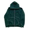 Men's Solid Color Full Zip Hoodie Sweatshirt