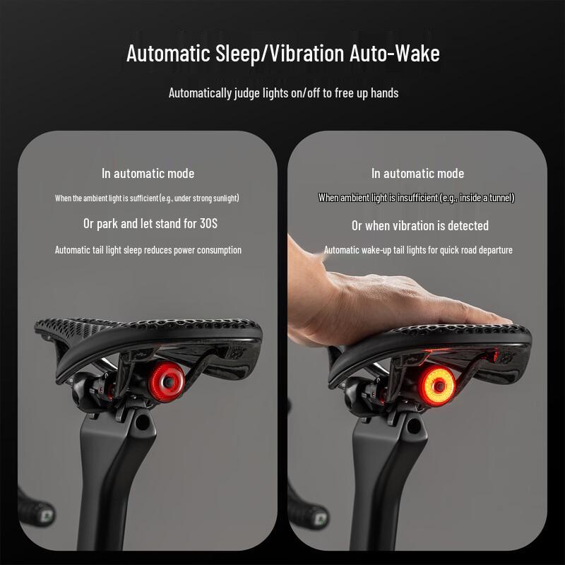Rockbros Rechargeable Bike Light Set