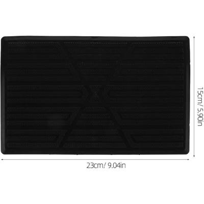 Car Floor Carpet Mat Patch 9X6 Inch Rubber Protector with Anti-Slip Design for Car Pedal Pads Repair and Carpet Protection Interior Accessories