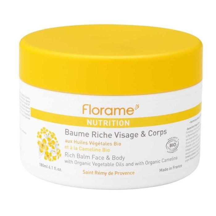 Baume - FLORAME - Visage & Corps - Bio - 180ml - Peaux Sèches