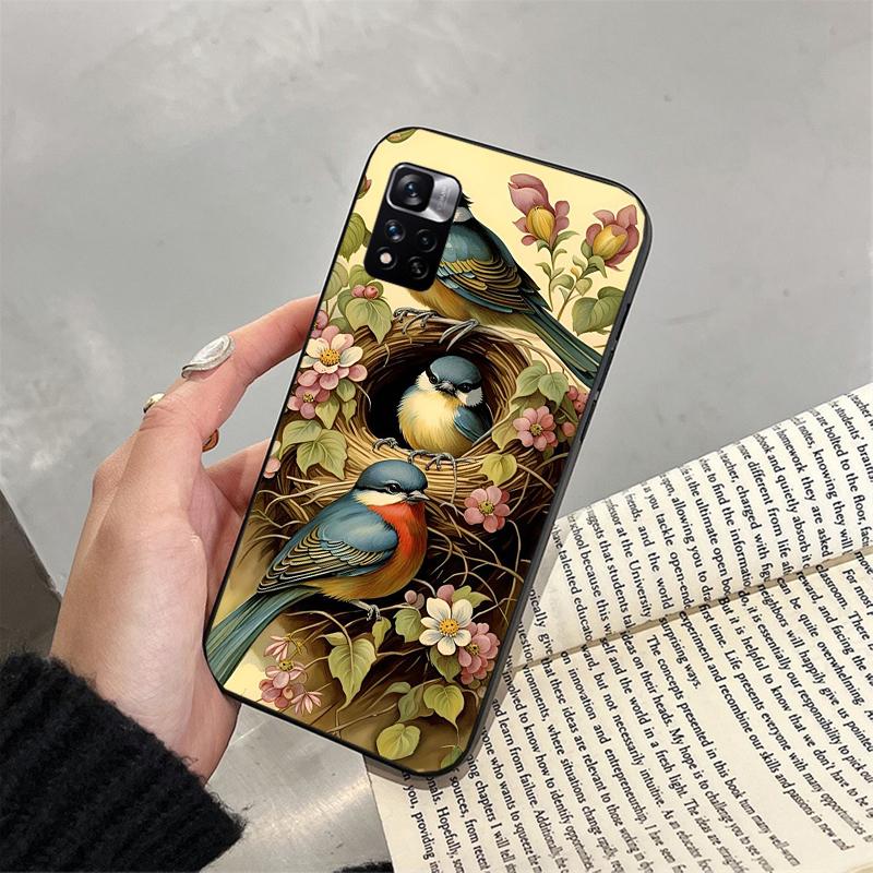 Birds Phone Case For Xiaomi Redmi Note 13 12 Pro 11S 11 10 Pro 10S 12S Redmi 10 13C 9C